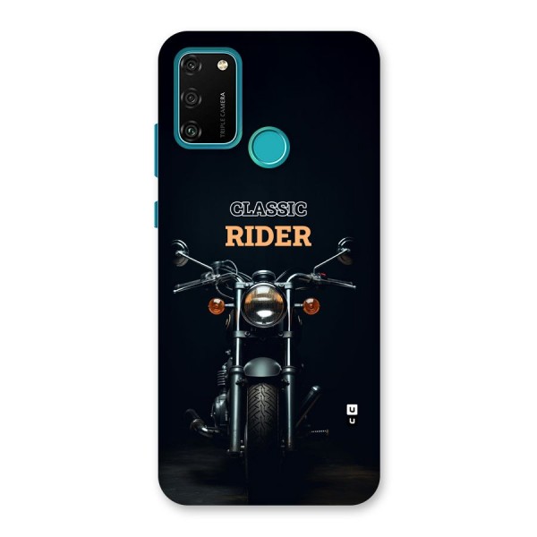 Classic RIder Back Case for Honor 9A