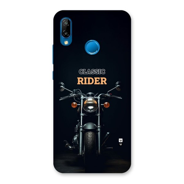 Classic RIder Back Case for Huawei P20 Lite