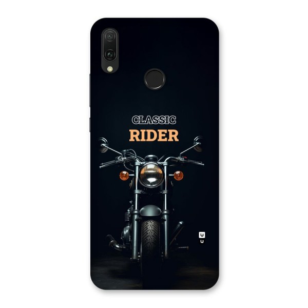 Classic RIder Back Case for Huawei Y9 (2019)