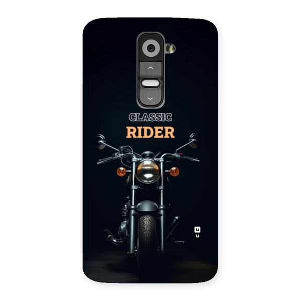 Classic RIder Back Case for LG G2