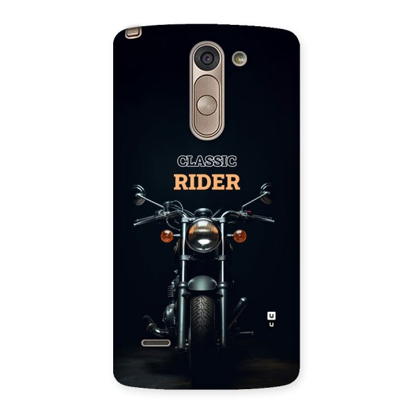 Classic RIder Back Case for LG G3 Stylus