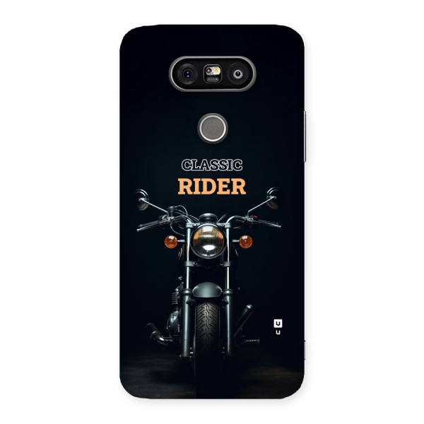 Classic RIder Back Case for LG G5