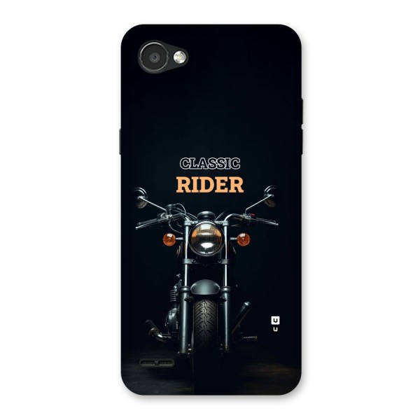 Classic RIder Back Case for LG Q6