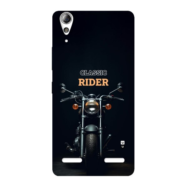 Classic RIder Back Case for Lenovo A6000