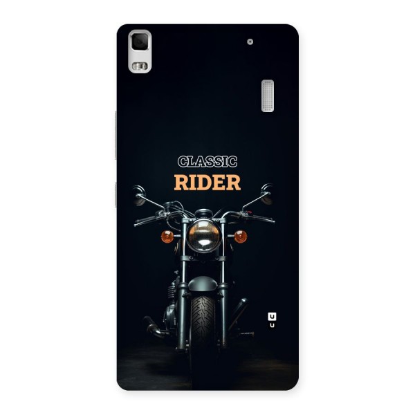 Classic RIder Back Case for Lenovo K3 Note