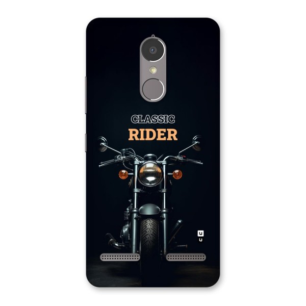 Classic RIder Back Case for Lenovo K6