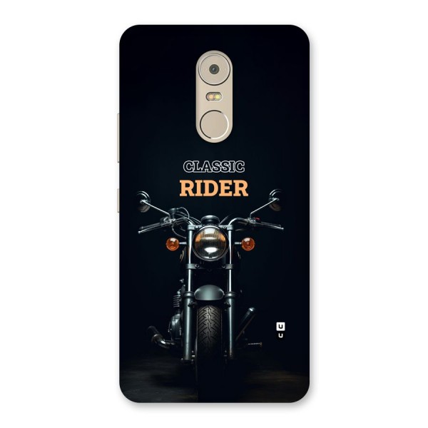 Classic RIder Back Case for Lenovo K6 Note