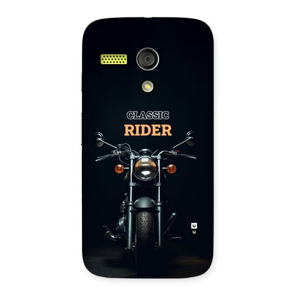 Classic RIder Back Case for Moto G