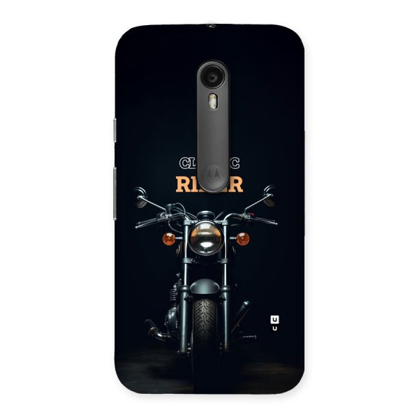 Classic RIder Back Case for Moto G3