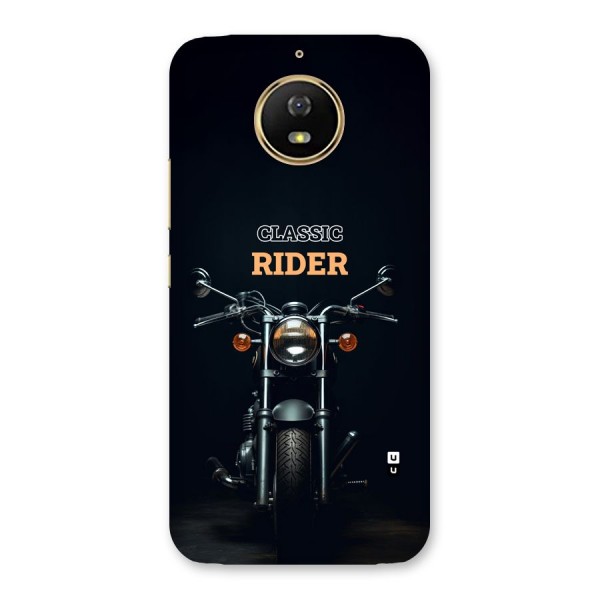 Classic RIder Back Case for Moto G5s