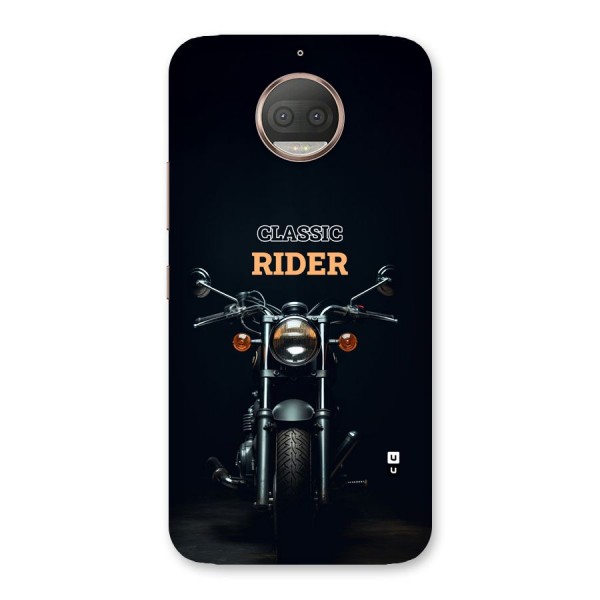 Classic RIder Back Case for Moto G5s Plus