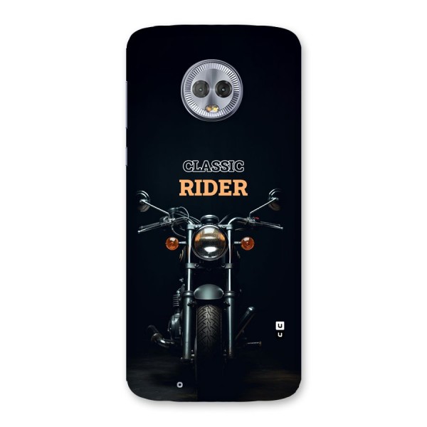 Classic RIder Back Case for Moto G6