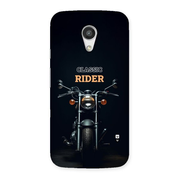 Classic RIder Back Case for Moto G 2nd Gen