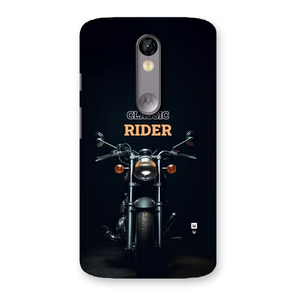 Classic RIder Back Case for Moto X Force
