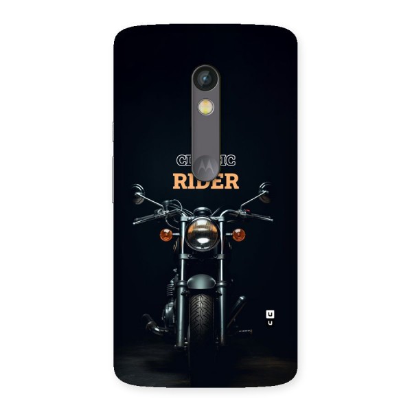 Classic RIder Back Case for Moto X Play