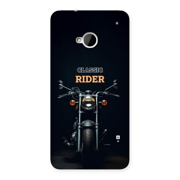 Classic RIder Back Case for One M7 (Single Sim)
