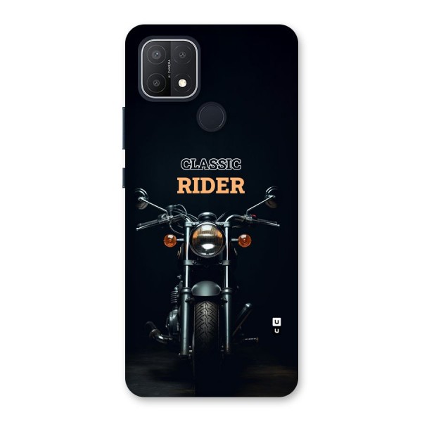 Classic RIder Back Case for Oppo A15