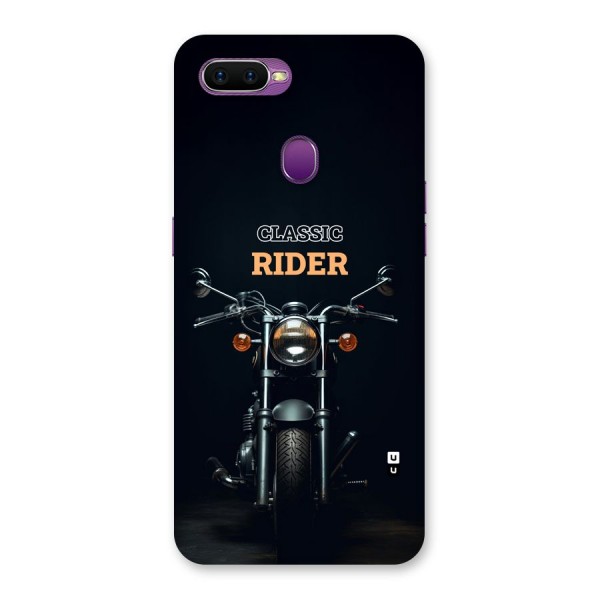 Classic RIder Back Case for Oppo F9