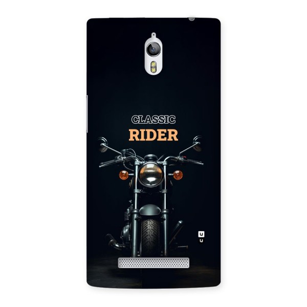 Classic RIder Back Case for Oppo Find 7