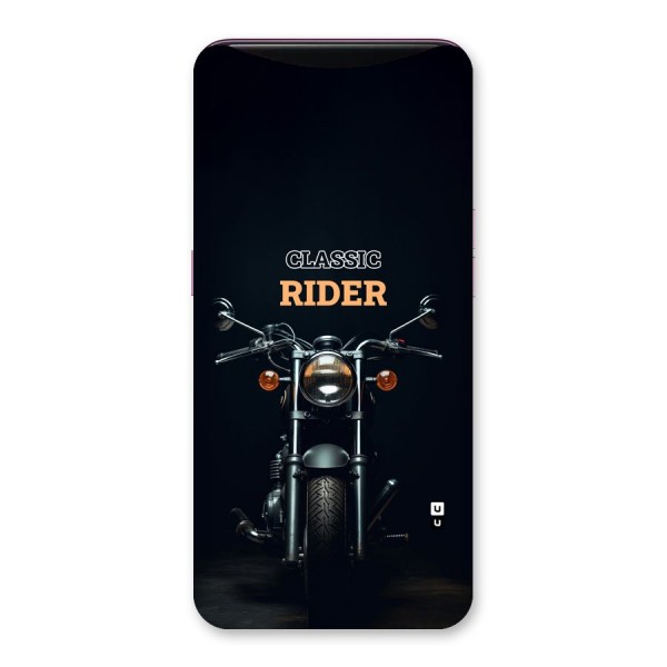 Classic RIder Back Case for Oppo Find X