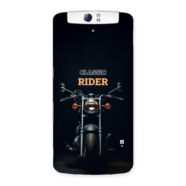 Classic RIder Back Case for Oppo N1