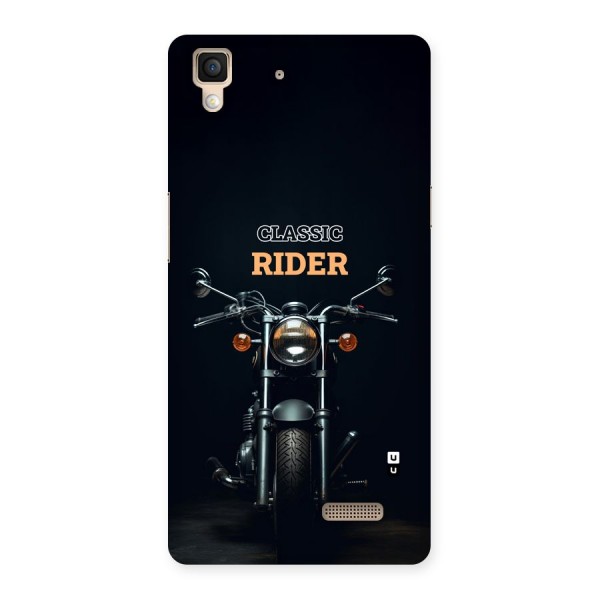 Classic RIder Back Case for Oppo R7