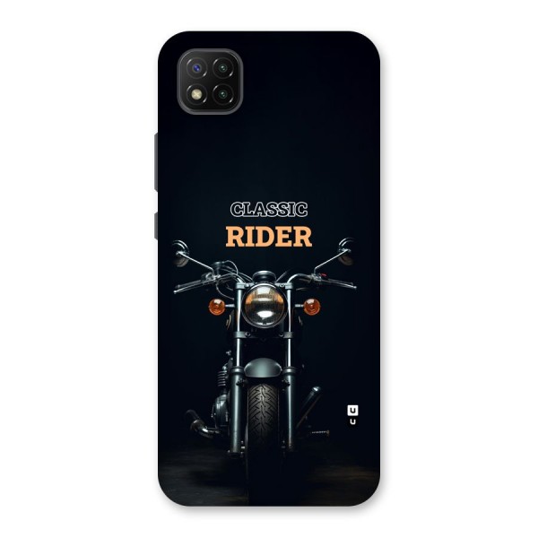 Classic RIder Back Case for Poco C3