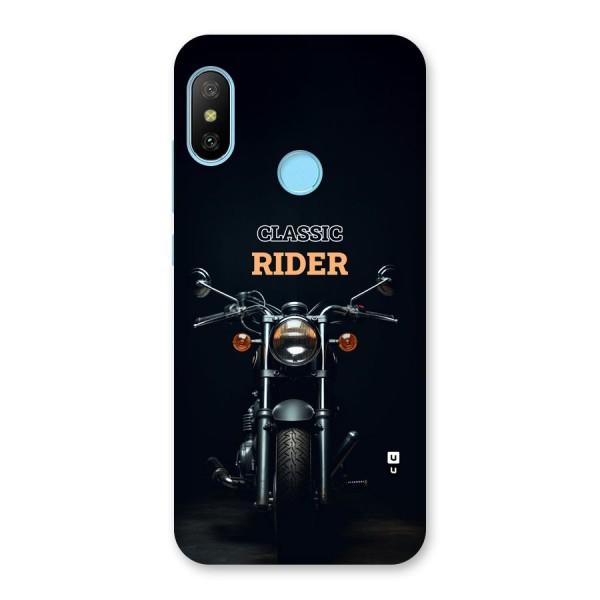 Classic RIder Back Case for Redmi 6 Pro