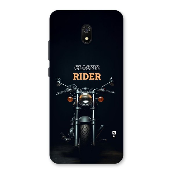Classic RIder Back Case for Redmi 8A