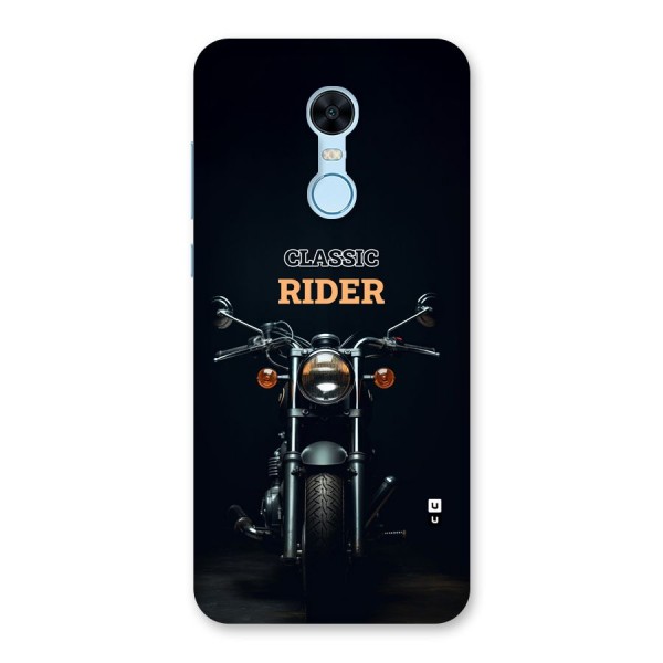 Classic RIder Back Case for Redmi Note 5