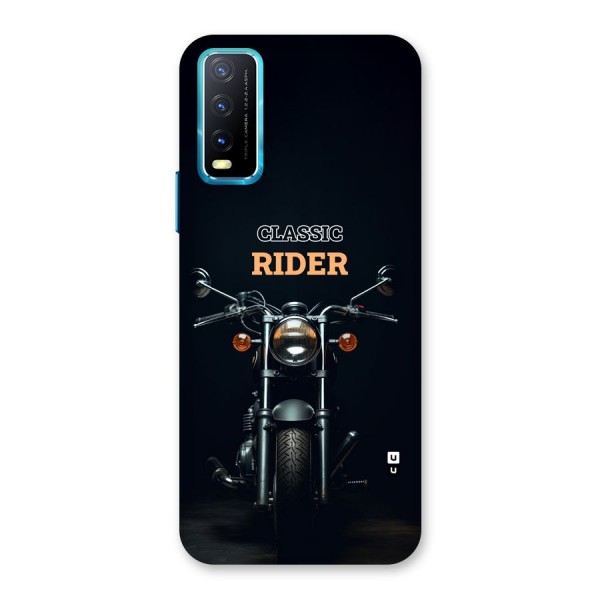 Classic RIder Back Case for Vivo Y12s