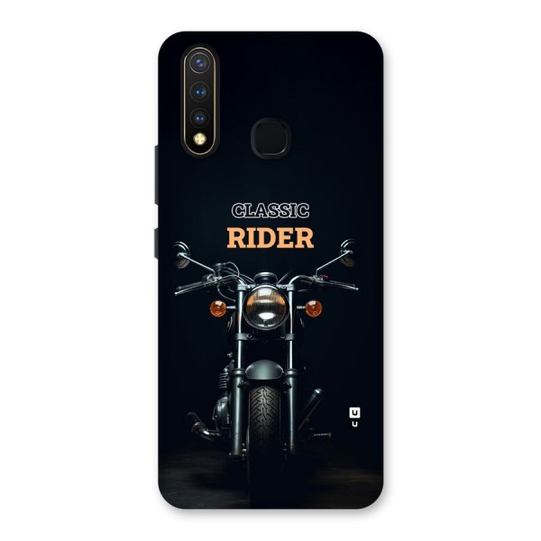 Classic RIder Back Case for Vivo Y19