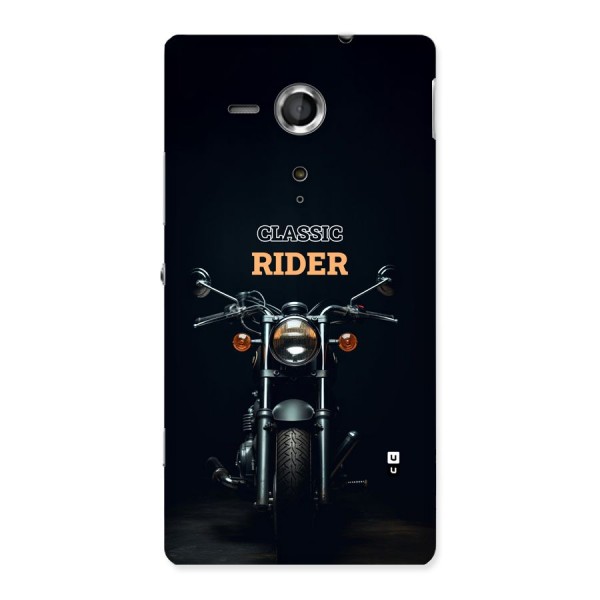 Classic RIder Back Case for Xperia Sp
