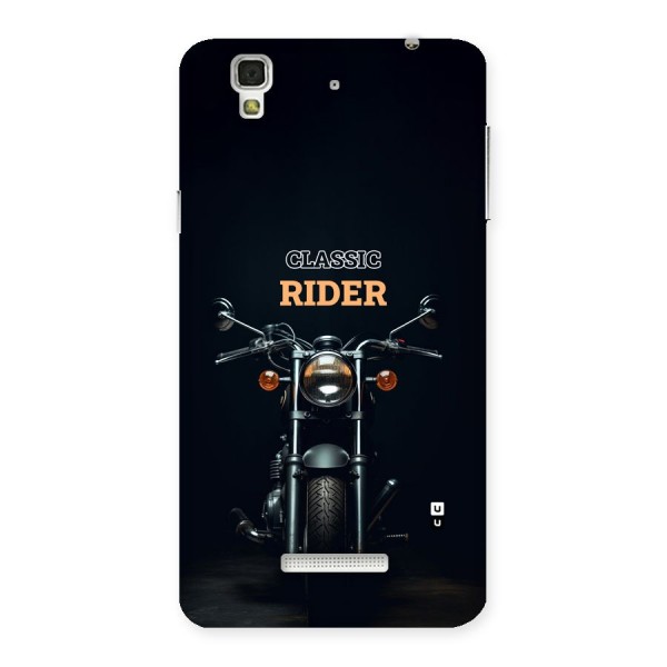 Classic RIder Back Case for YU Yureka Plus