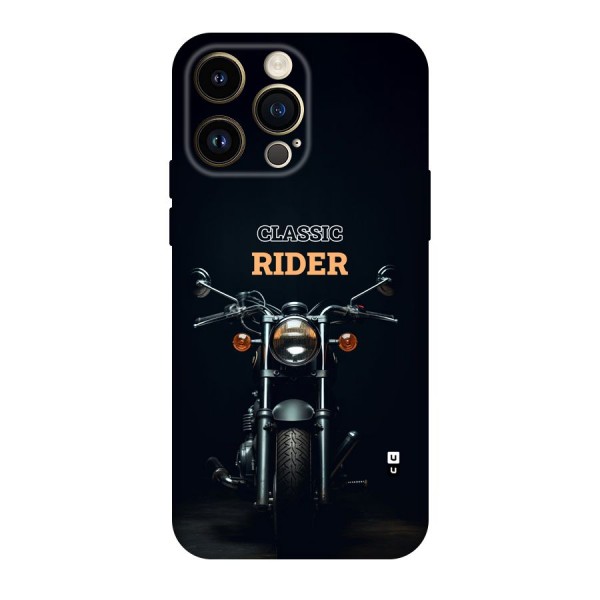 Classic RIder Back Case for iPhone 14 Pro Max