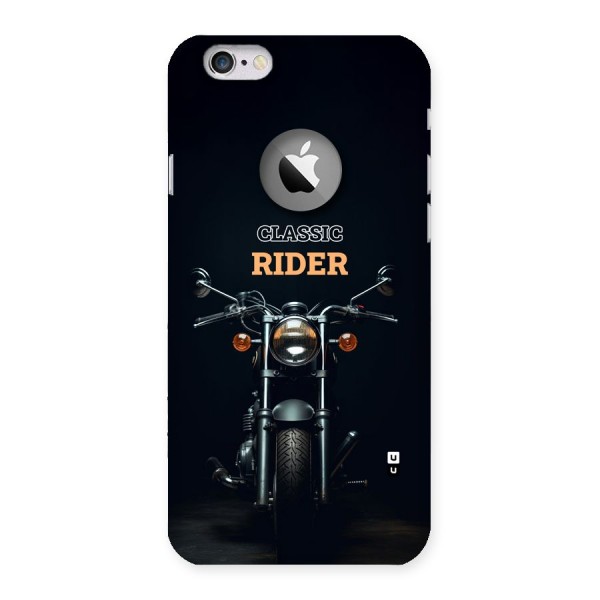 Classic RIder Back Case for iPhone 6 Logo Cut