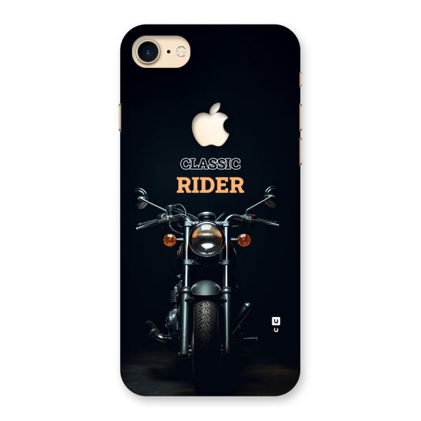 Classic RIder Back Case for iPhone 7 Apple Cut