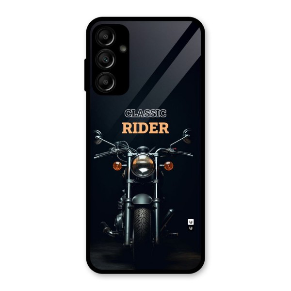 Classic RIder Glass Back Case for Galaxy A14 5G