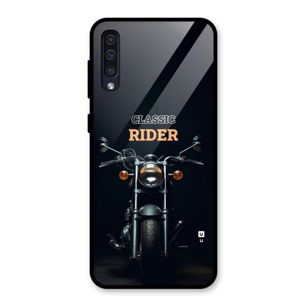 Classic RIder Glass Back Case for Galaxy A30s