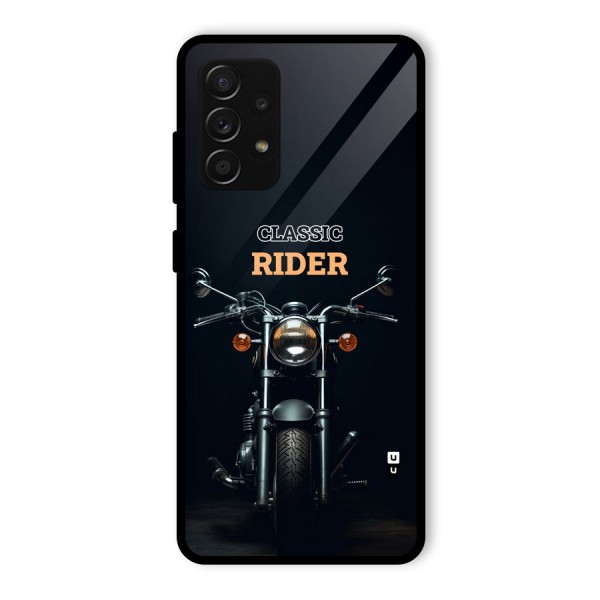 Classic RIder Glass Back Case for Galaxy A53 5G