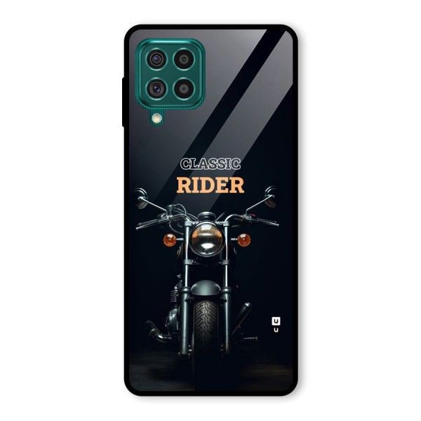 Classic RIder Glass Back Case for Galaxy F62