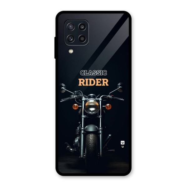 Classic RIder Glass Back Case for Galaxy M32