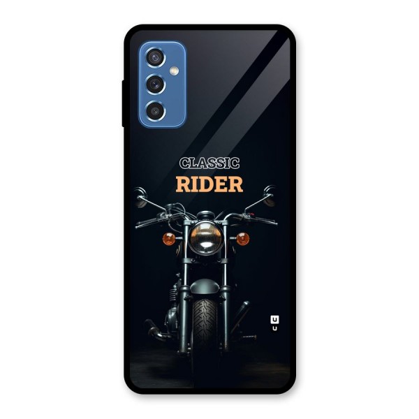 Classic RIder Glass Back Case for Galaxy M52 5G