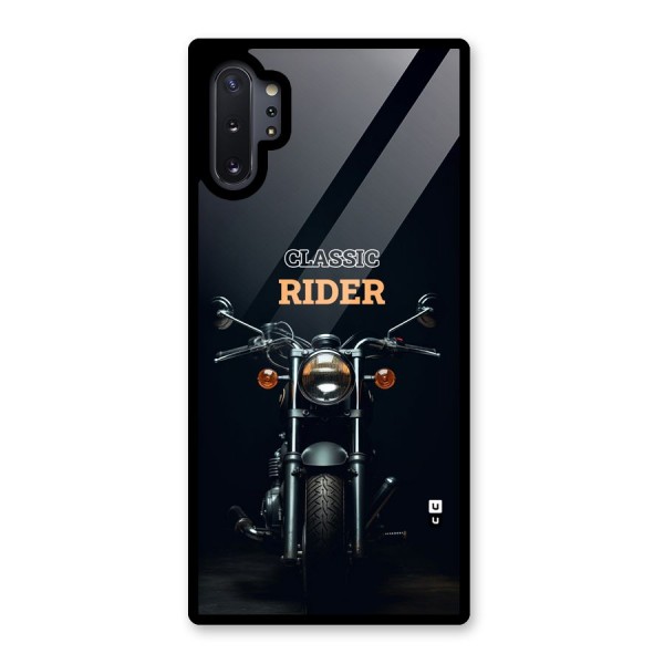 Classic RIder Glass Back Case for Galaxy Note 10 Plus
