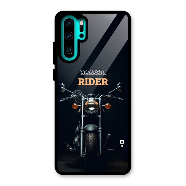 Classic RIder Glass Back Case for Huawei P30 Pro