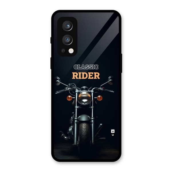 Classic RIder Glass Back Case for OnePlus Nord 2 5G