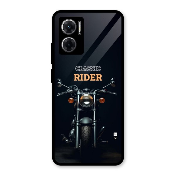 Classic RIder Glass Back Case for Redmi 11 Prime 5G