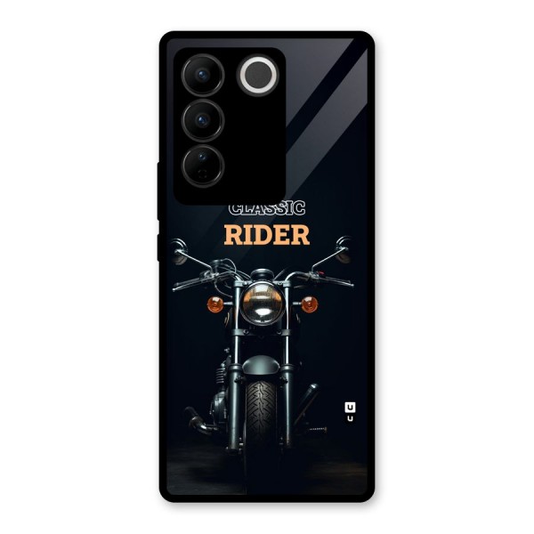 Classic RIder Glass Back Case for Vivo V27