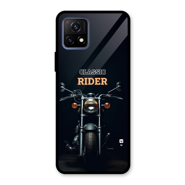 Classic RIder Glass Back Case for Vivo Y72 5G