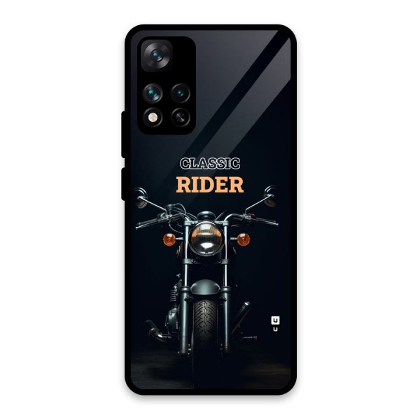 Classic RIder Glass Back Case for Xiaomi 11i 5G